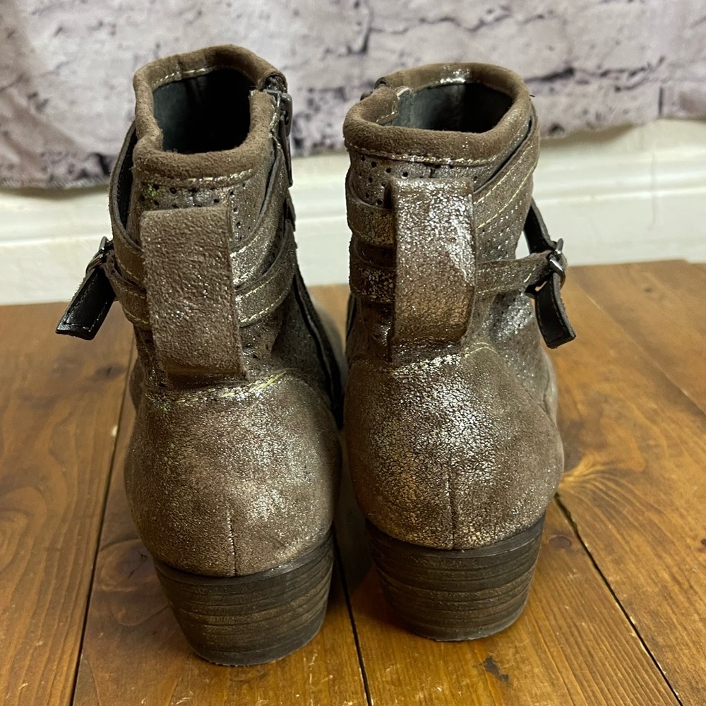Seychelles size 9 sanctuary metallic metal leather booties - Picture 4 of 8